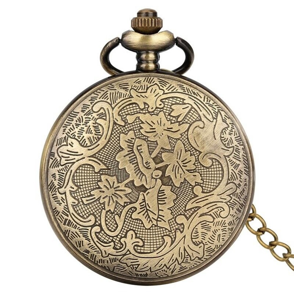 Motorcycle Pocket Watch NEW Gift Skull Skeleton Biker Bike - Picture 5 of 5